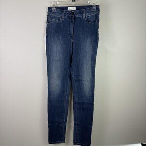 Be Blumarine Jeans Womens Size 4 Blue Slim Fit Stretch Denim Made In Italy Pants
